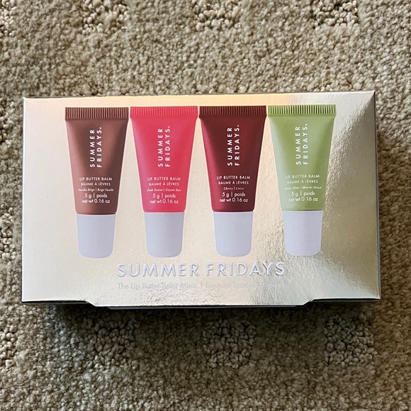 Summer Fridays Other - Summer Fridays Lip Butter Balm mini vanilla beige pink guava cherry sweet mint